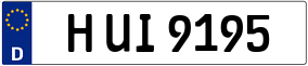 Truck License Plate